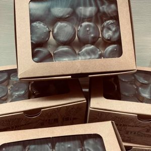 CORNETS DE BEURRE D&rsquo;ÉRABLE ET CHOCOLAT NOIR (bte de 12 unités)
