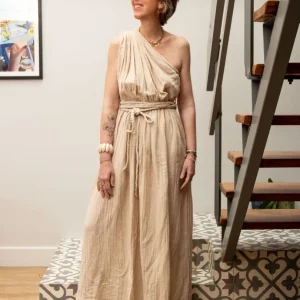 Robe beige EUCALYPTUS