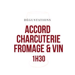 Dégustation  2 blancs – 2 rouges – accord fromage/charcuterie – Marie Gautier-Blanc reste a charge